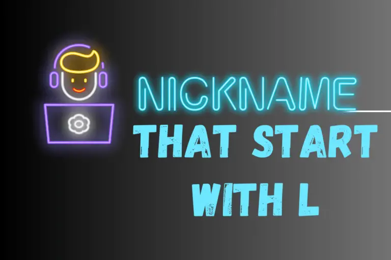 Nicknames that start with L